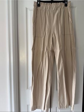 Ciso Beige Elastic Waist Chinos